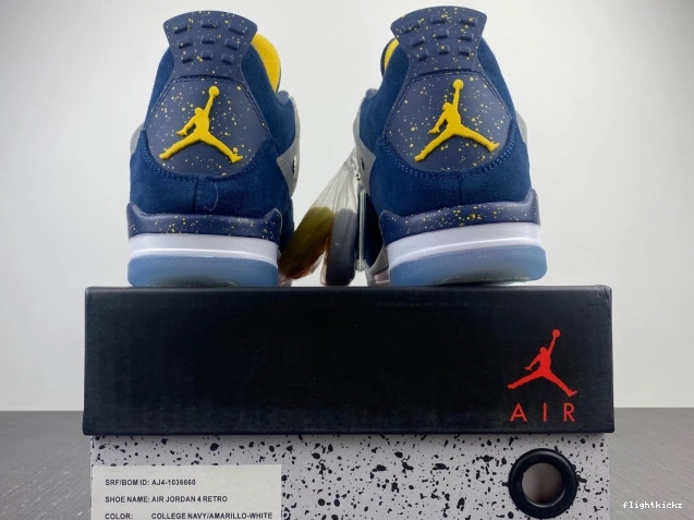 4 Michigan Jordan Air (PE) Retro AJ4-1036660 1209